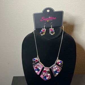 Paparazzi Zi Collection Necklace and Earring set. Brand new/never worn.